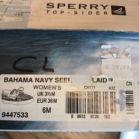 SPERRY PLAID WOMEN’S TOP SIDER. NEW - Picture 7 of 8